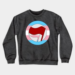 Trans Antifascist Action Crewneck Sweatshirt